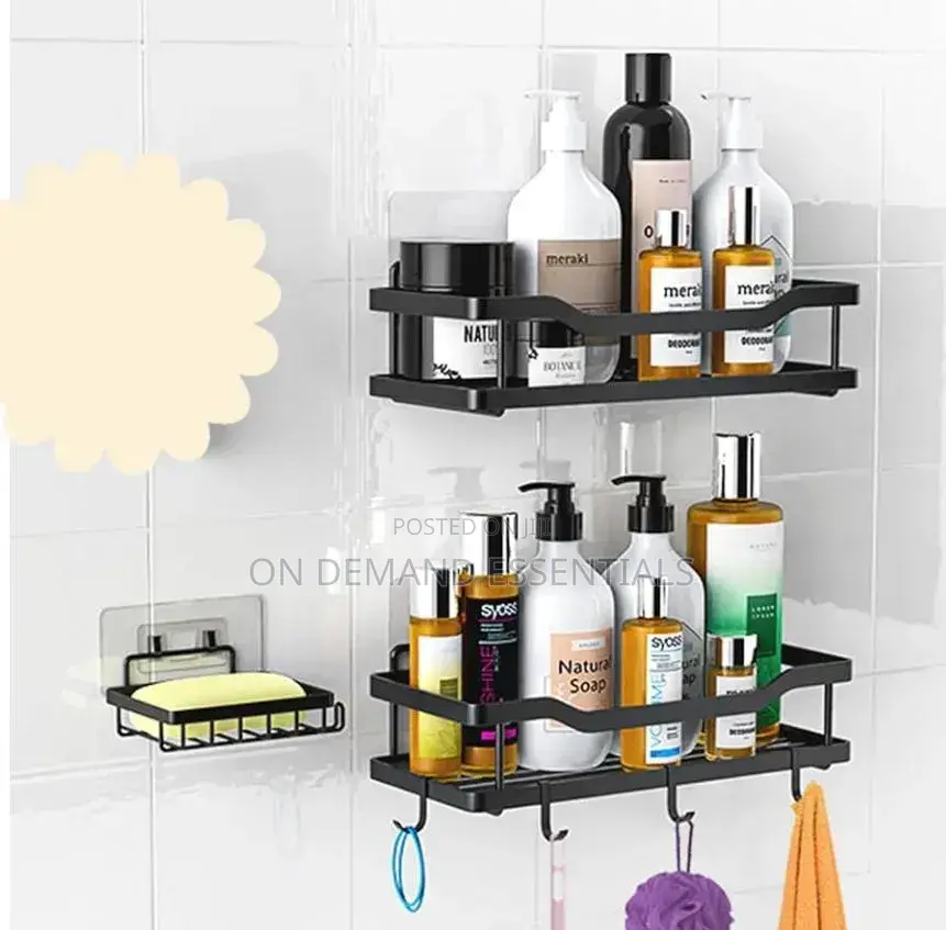 3 PCS Shower Caddy Shelf/Bathroom Organizer