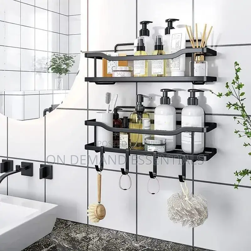 2pcs Shower Caddy Shelf/Bathroom Organizer