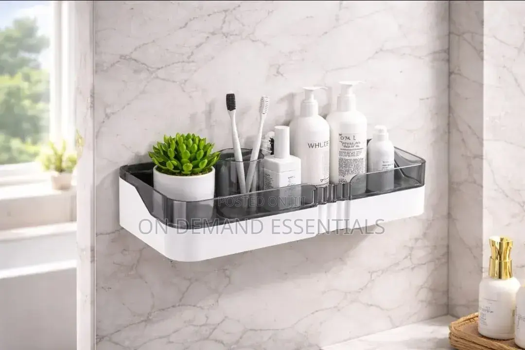 New Bathroom Shelf Organizer. Shower Storage Rack Black