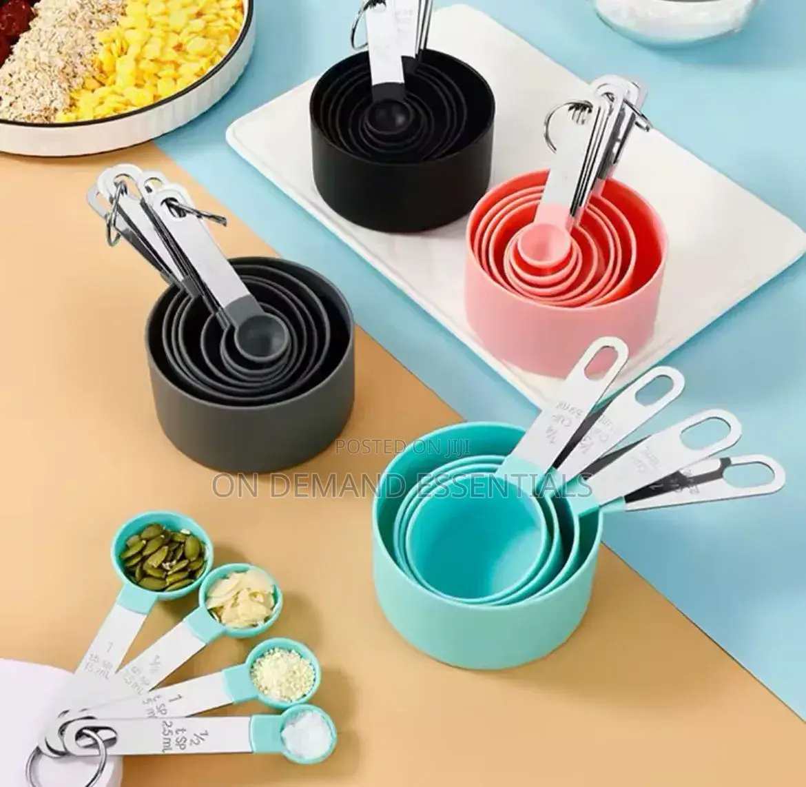 8pcs Multipurpose Measuring Spoons/Cups Kitchen Gadgets