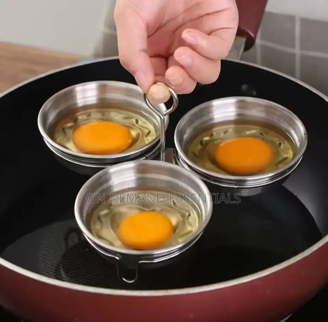 3 in 1 Stainless Steel Egg Poacher. Durable Egg Steamer.