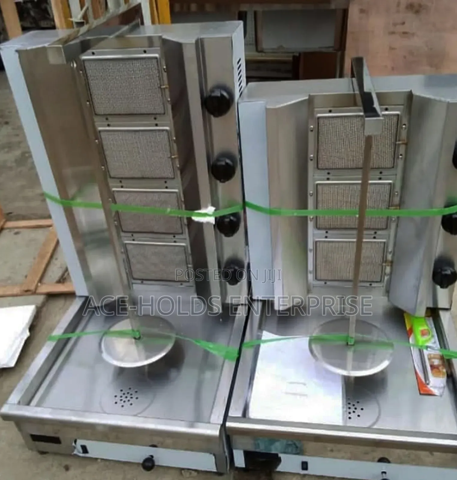 Commercial Shawarma Grill - 4 Gas Burner Machine