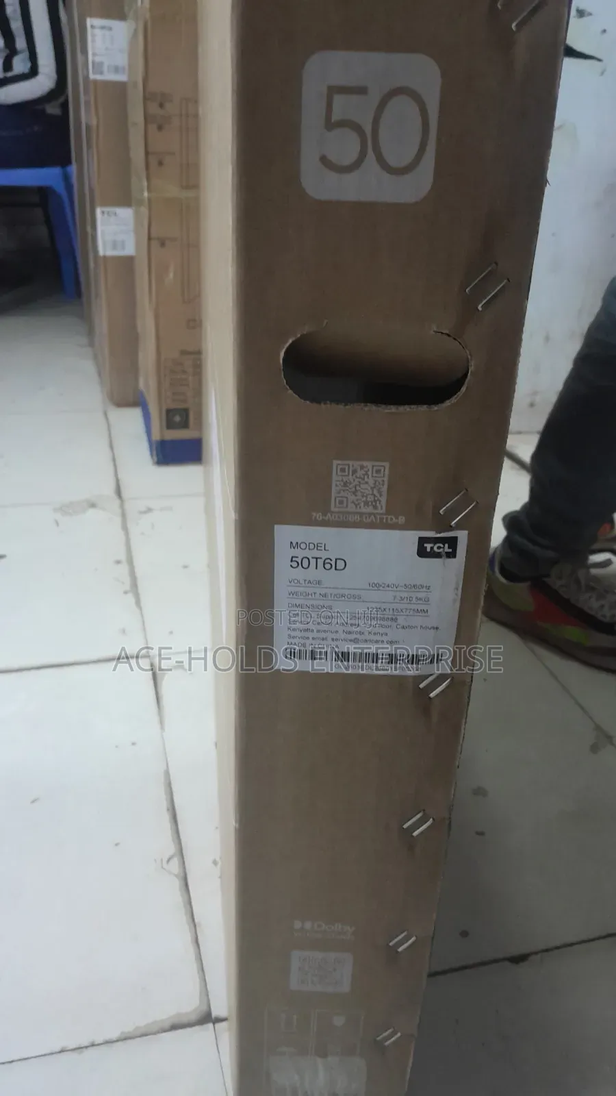 TCL 50" Smart Google TV – T6d/T6c Qled Uhd