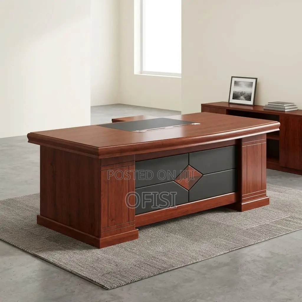 Office Desk; 1.8M Mahogany Executive Office Table