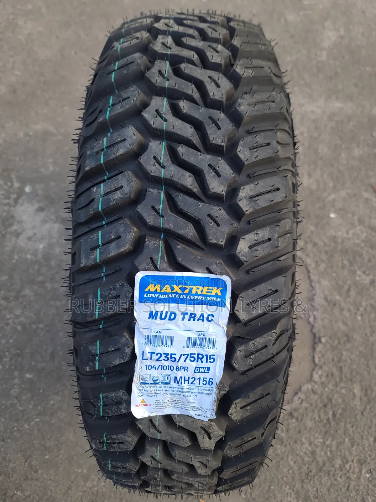 LT 235 /75 R15 Maxtrek Tyres Mud-Truck 6pr