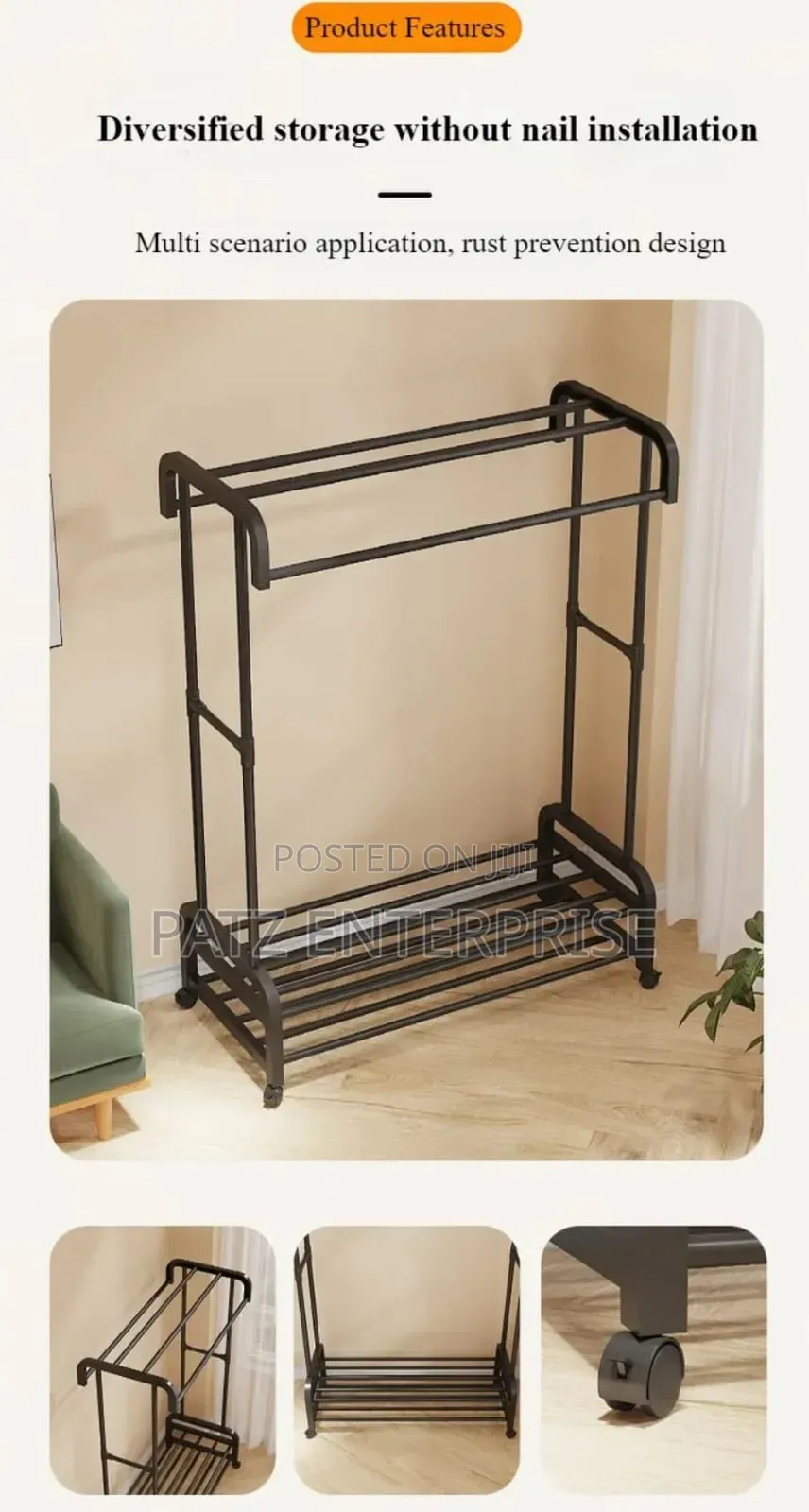 Double Hanging Rails