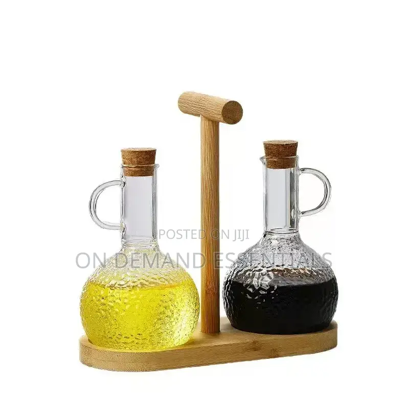 Glass Oil Pot Set Heat-Resistant High Borosilicate Glass