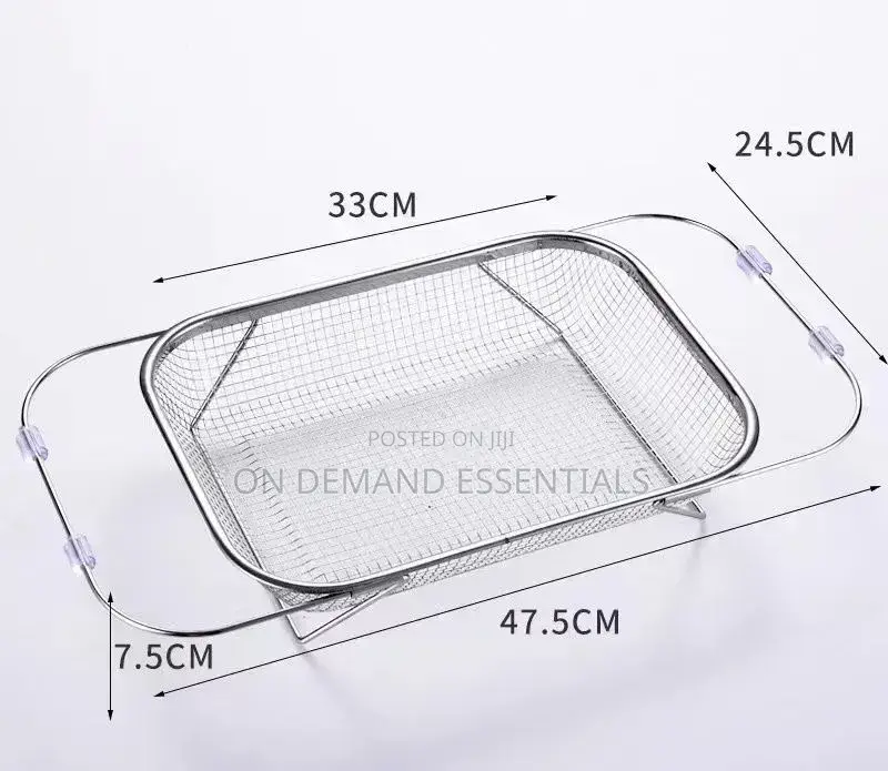 Stainless Steel Expandable Over-the-Sink Colander