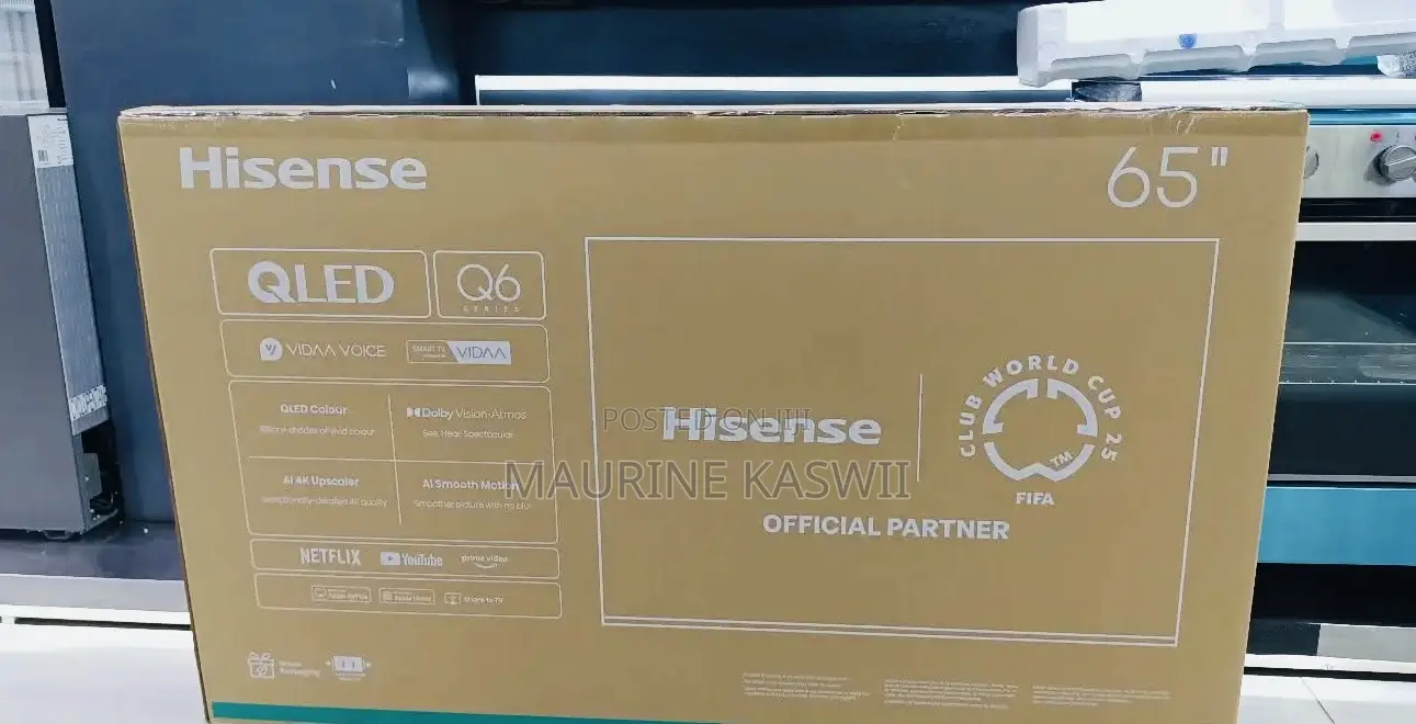 Hisense Qled 65” Inch Smart 65 Q6qken