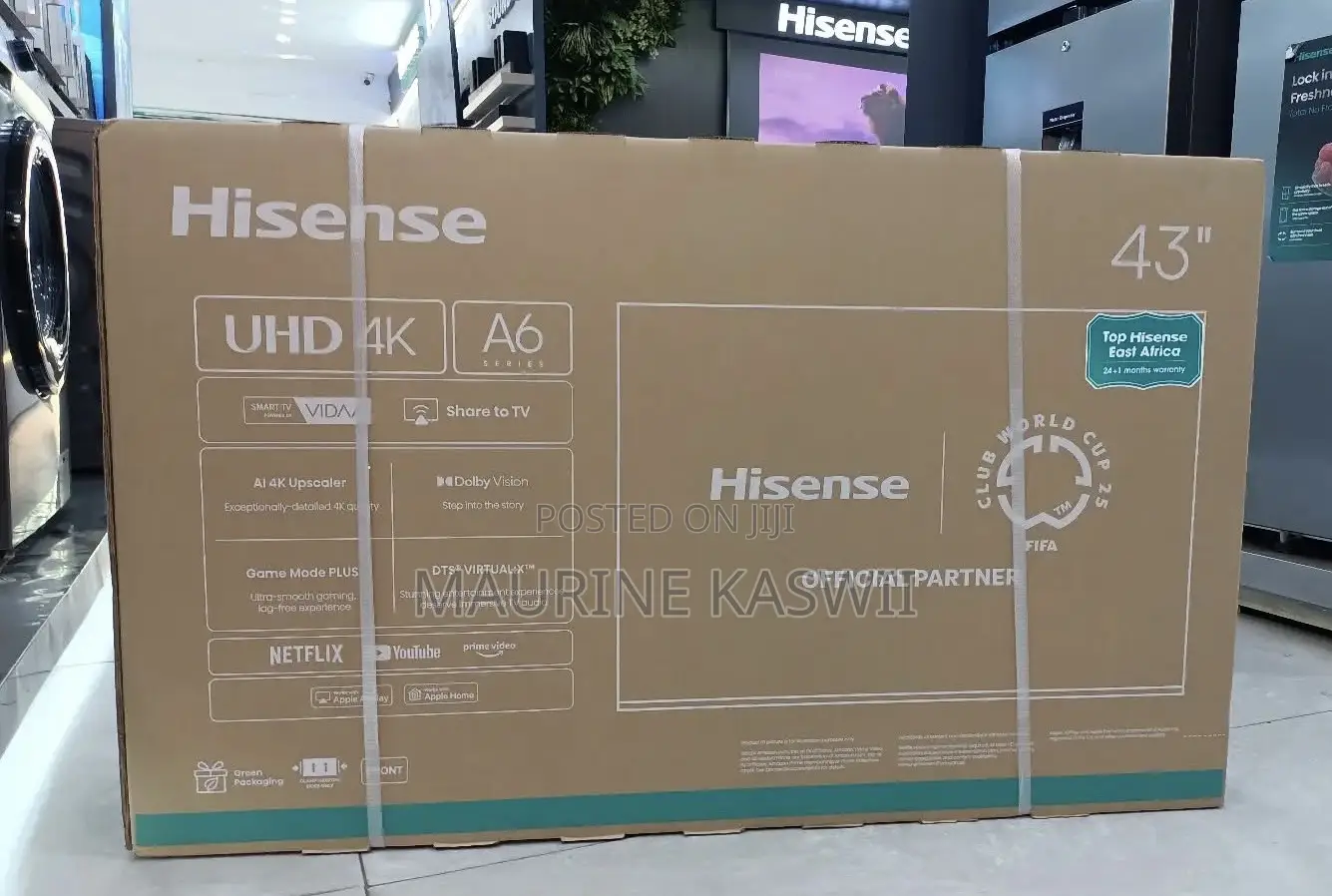 43” Inch Hisensr -43 A6