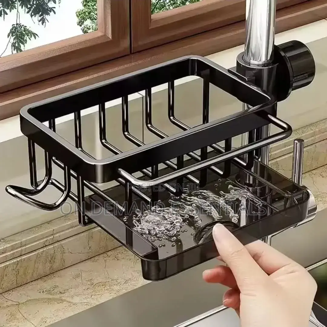 Aluminum Kitchen Bathroom Sink Organizer