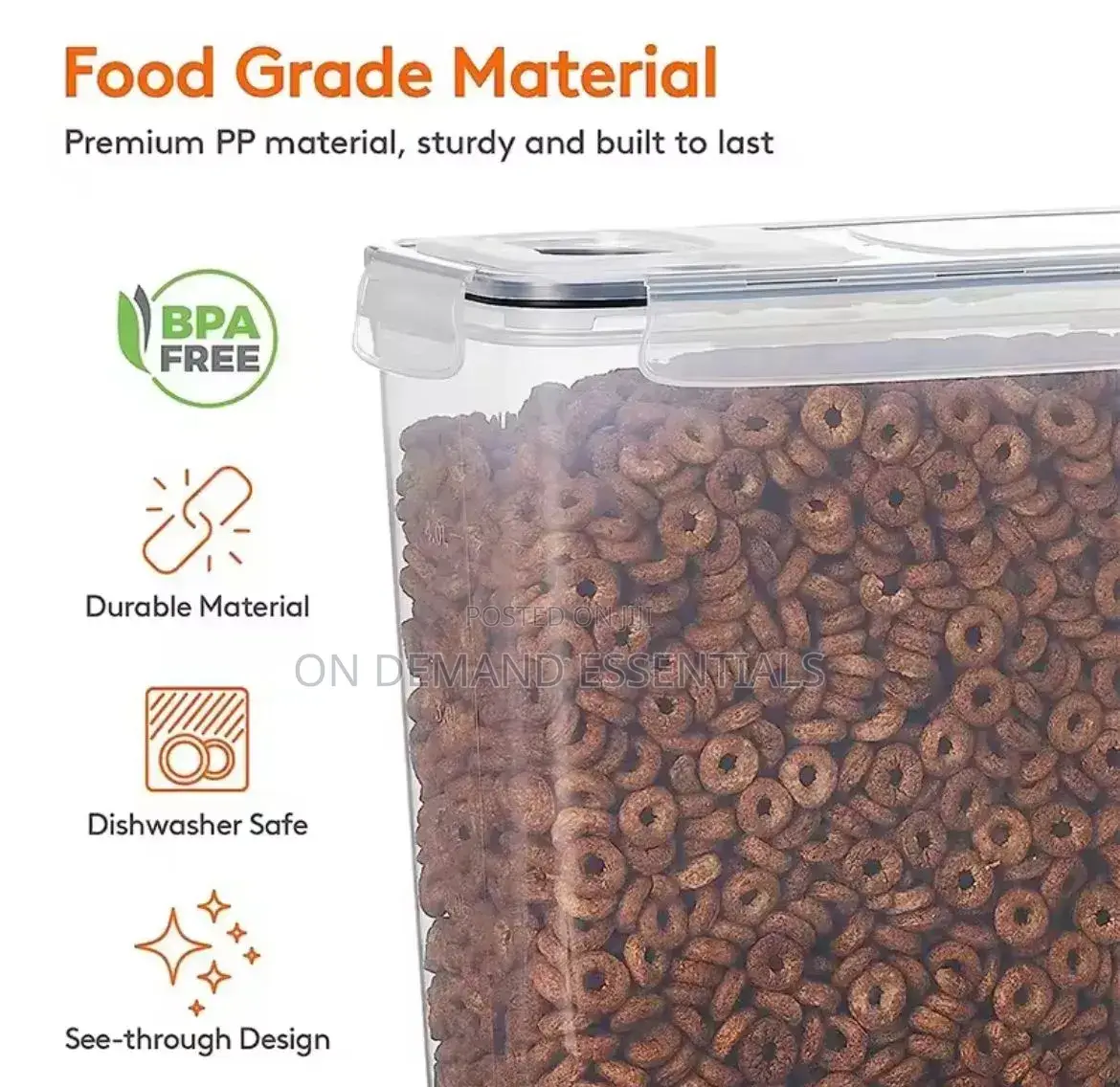 4pc Airtight Food Storage Containers