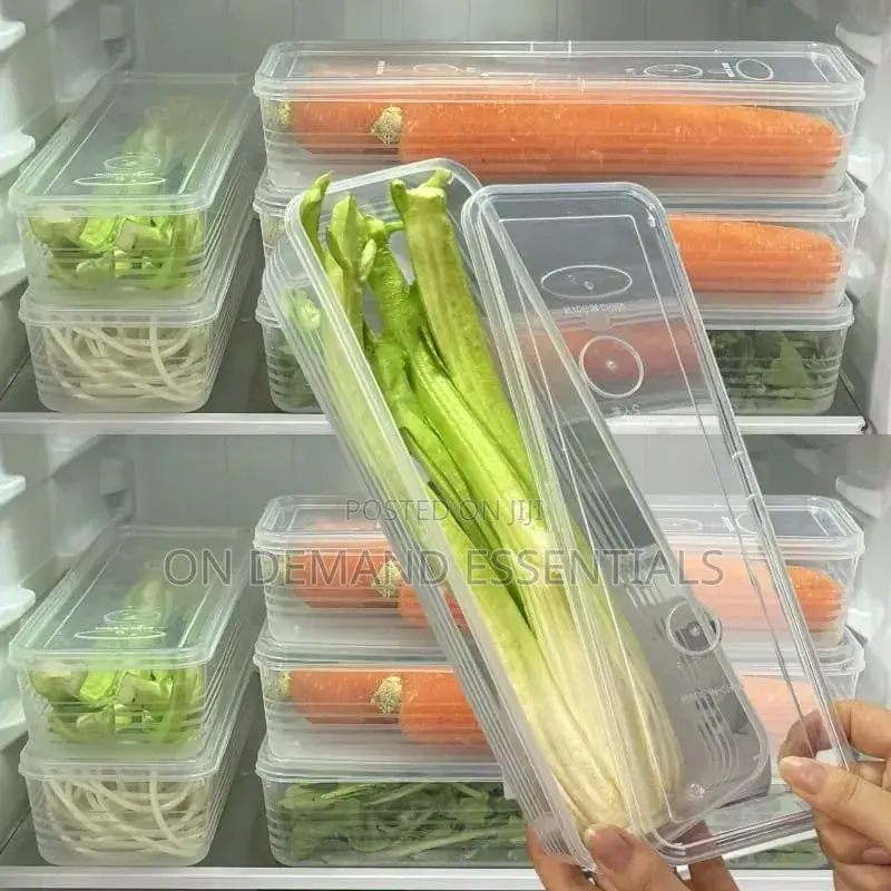 1pc Refrigerator Herb Storage Boxes