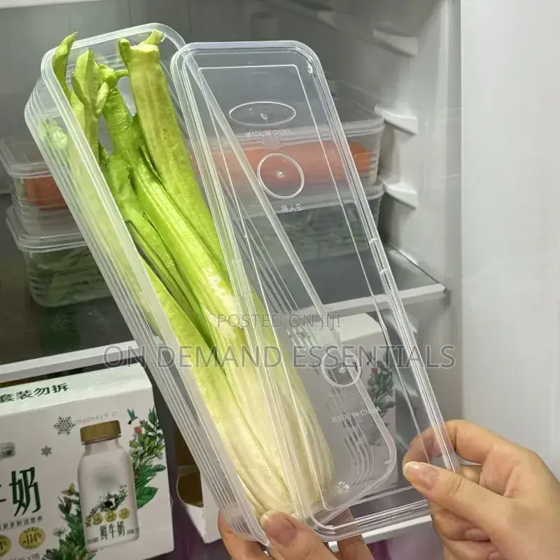 1pc Refrigerator Herb Storage Boxes