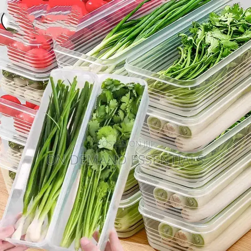 1pc Refrigerator Herb Storage Boxes