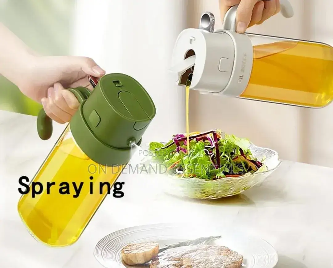 Glass 2 in 1 Oil Jar Capacity:550ml
