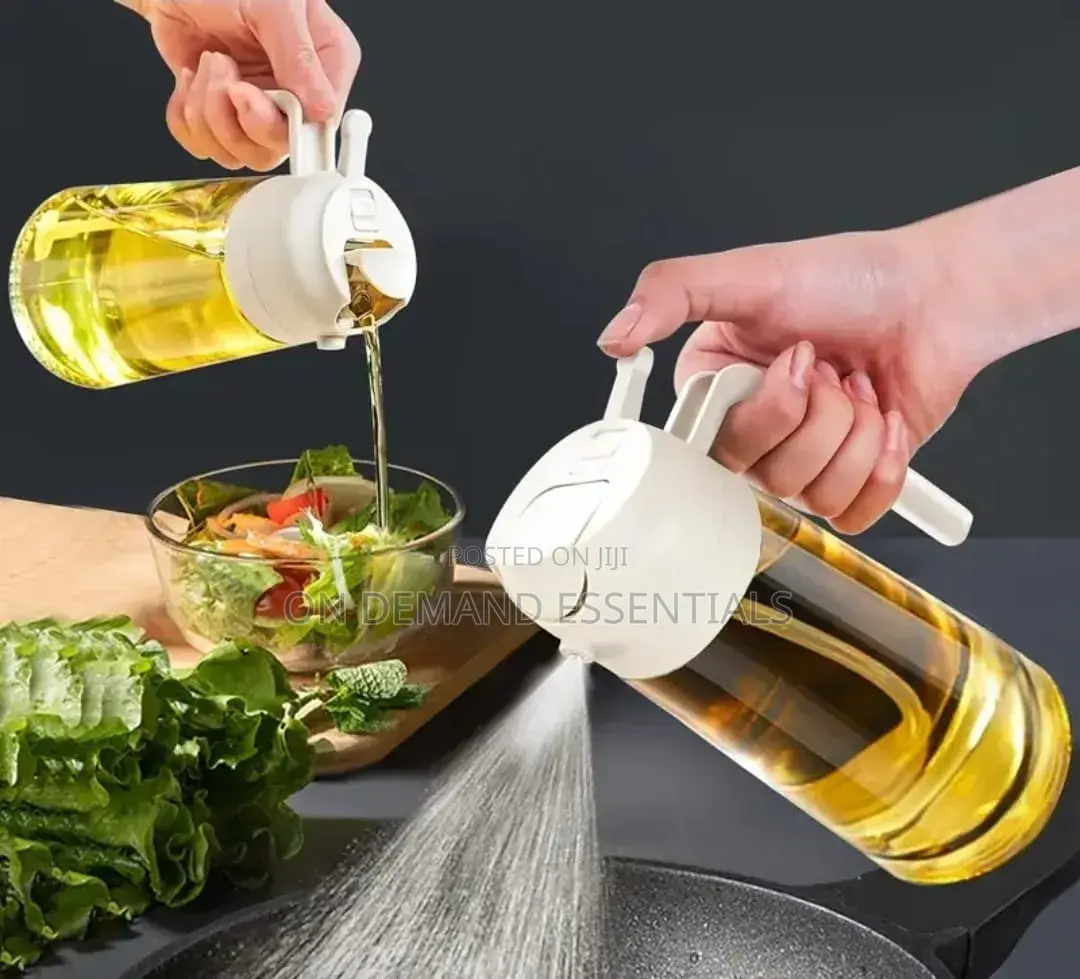 2 in 1 Oil Jar Sprayer Dispenser Capacity:600ml
