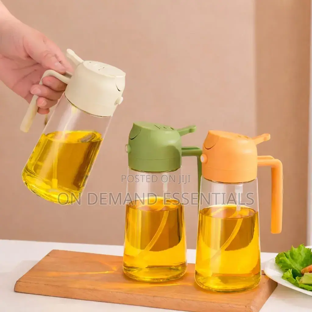 2 in 1 Oil Jar Sprayer Dispenser Capacity:600ml