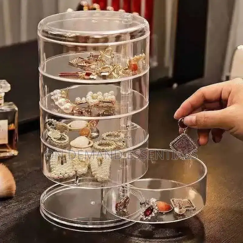 5 Layer Rotating Jewellery Holder Product Size: 11*21cm