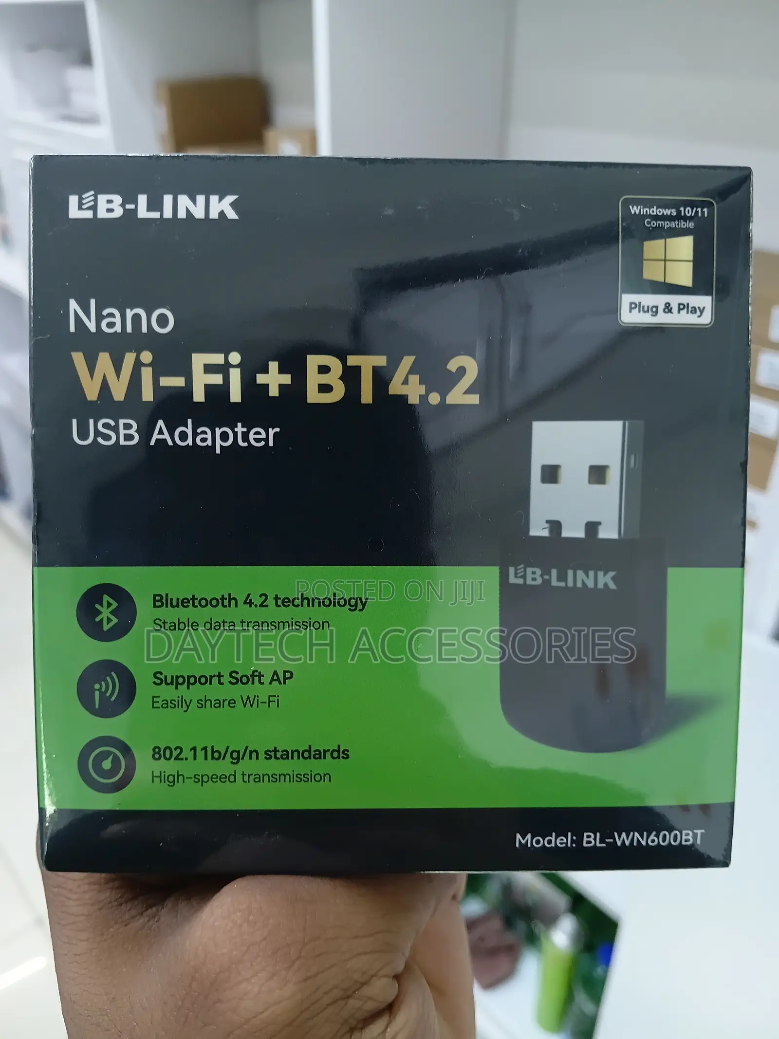 This Is an LB-Link BL-WN600BT Nano Dual Band Wi-Fi + BT4.2 USB Adapter