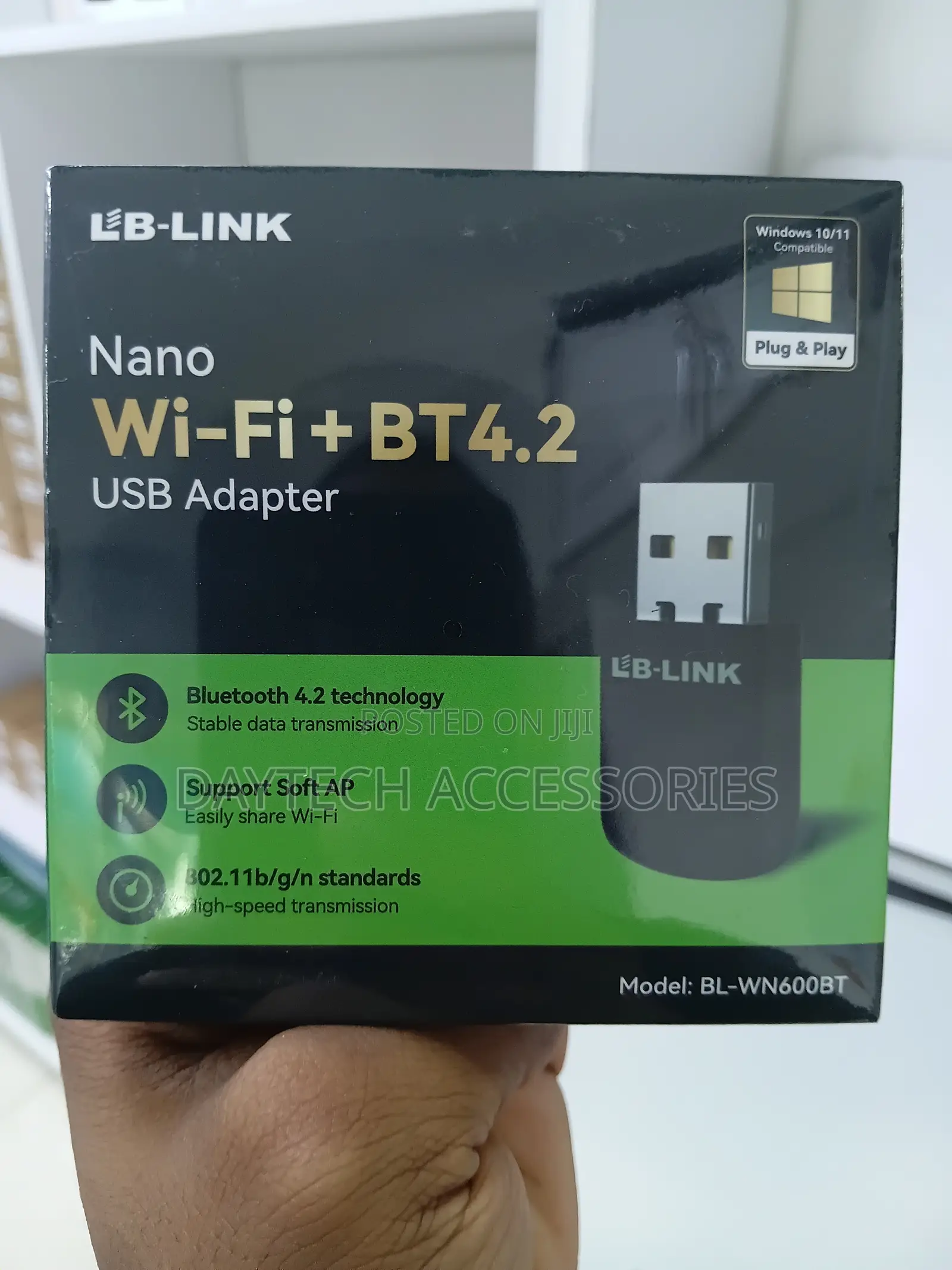This Is an LB-Link BL-WN600BT Nano Dual Band Wi-Fi + BT4.2 USB Adapter