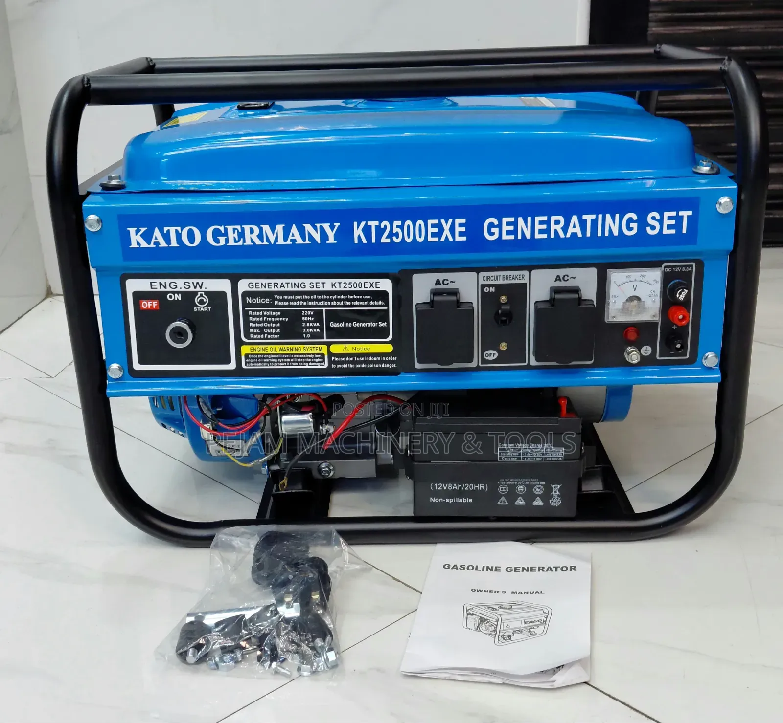 Kato Germany KT2500EXE 2.8kva/3kva Keystart Generator