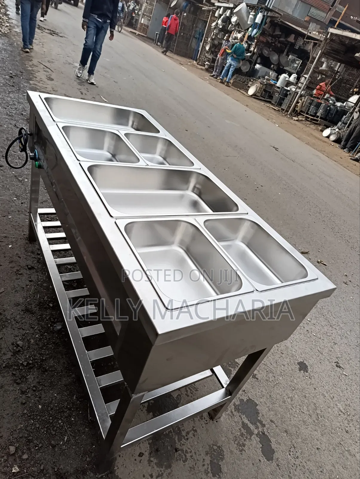 Modernized Stainless Steel Food Warmers and Display