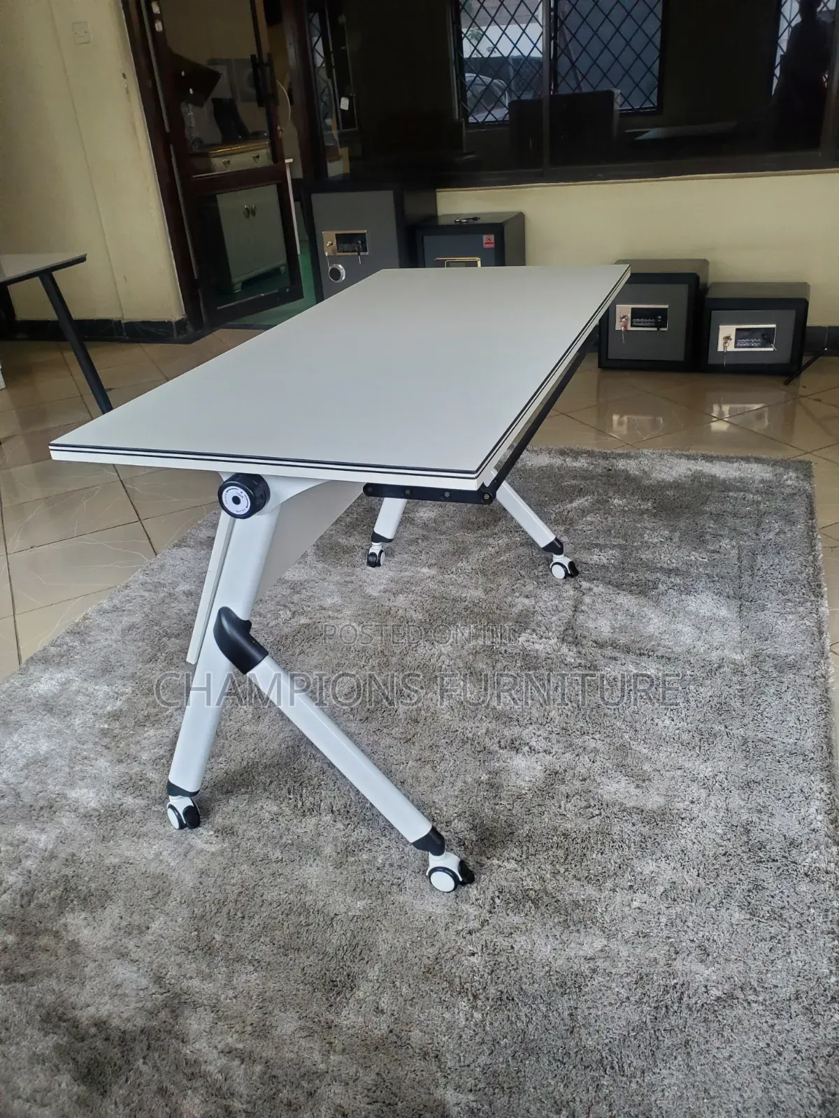Moving Desk With Rolling Top