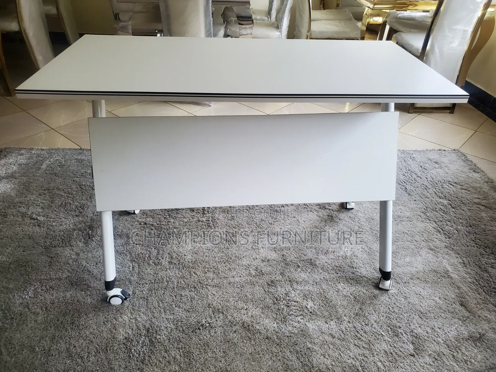 Moving Desk With Rolling Top