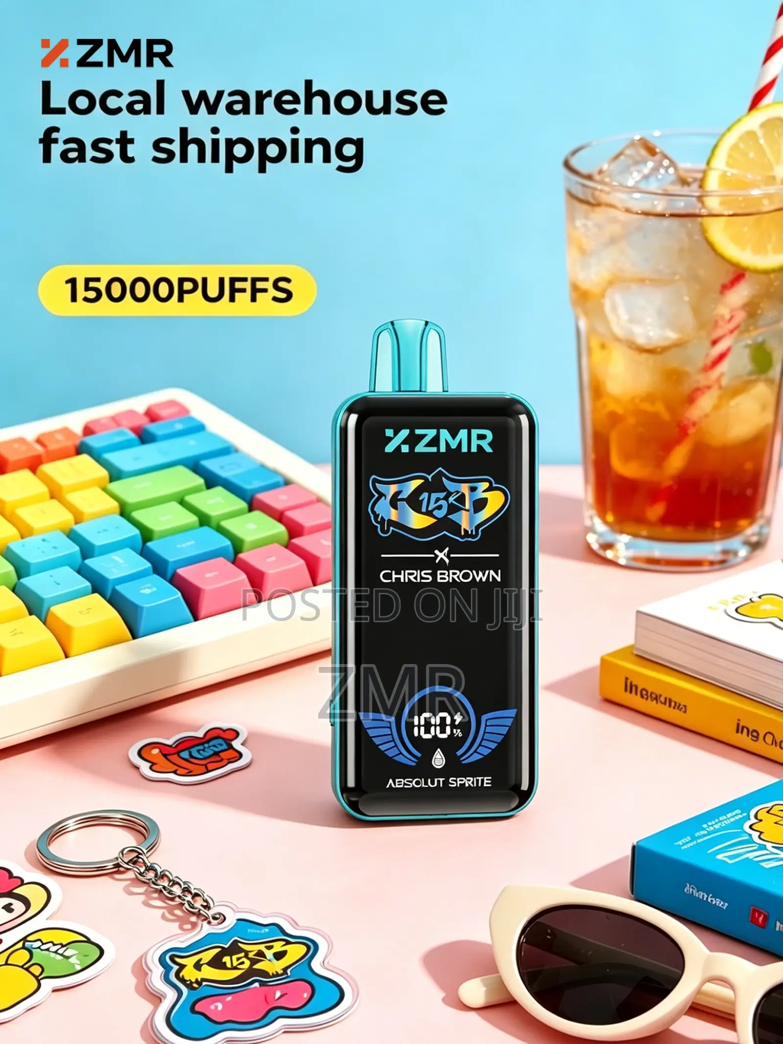 ZMR 15000 Puffs Interactive Screen Rechargeable Disposable Vape