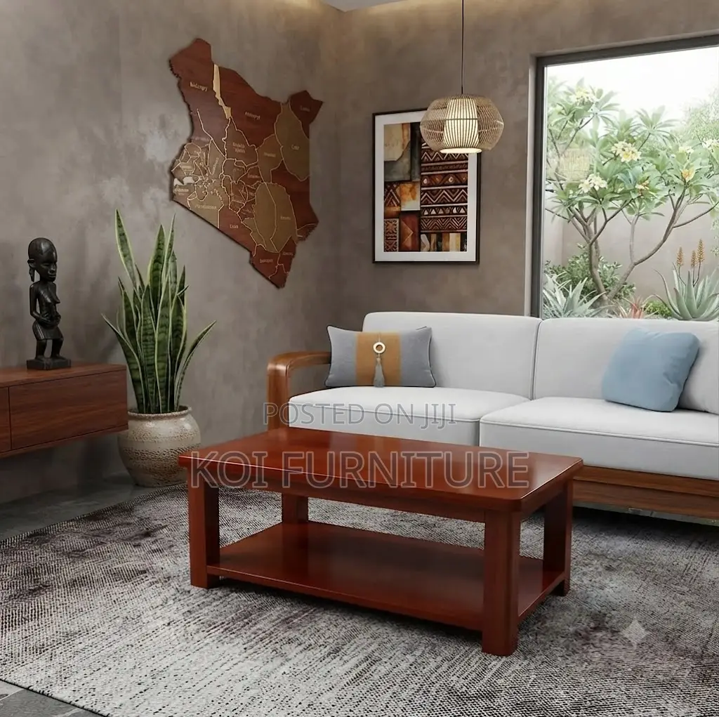 Coffee Table; Mahogany Prestidge Executive Home Office Coffee Table
