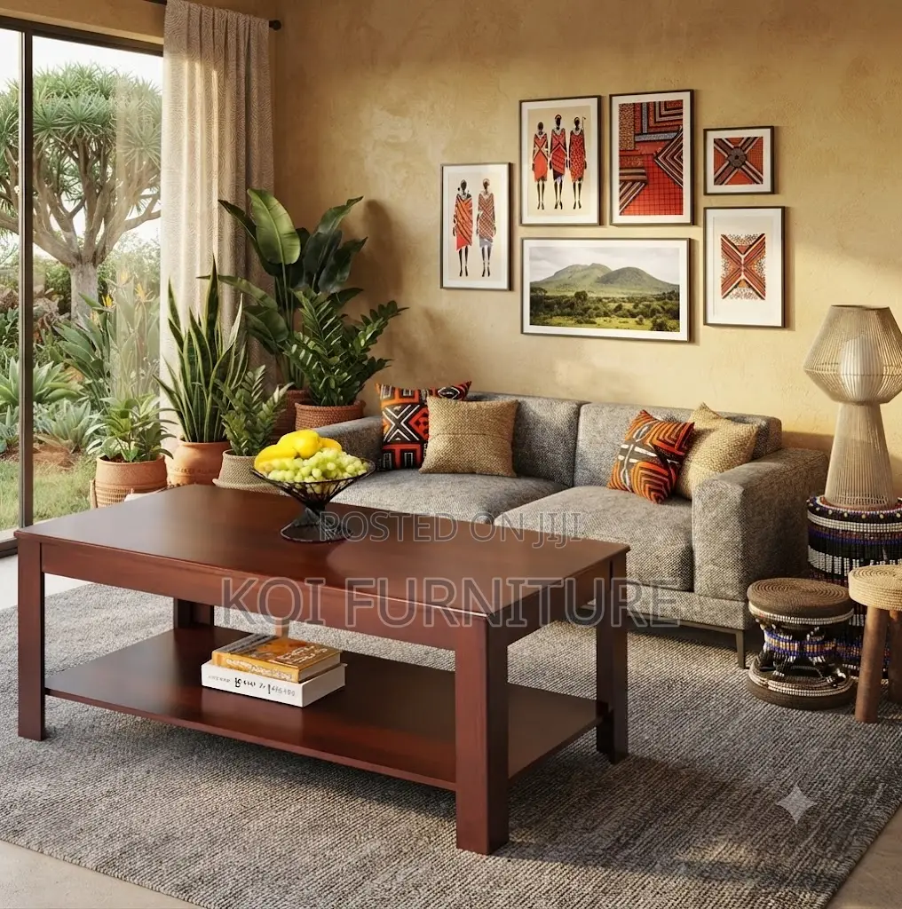 Coffee Table; Mahogany Prestidge Executive Home Office Coffee Table