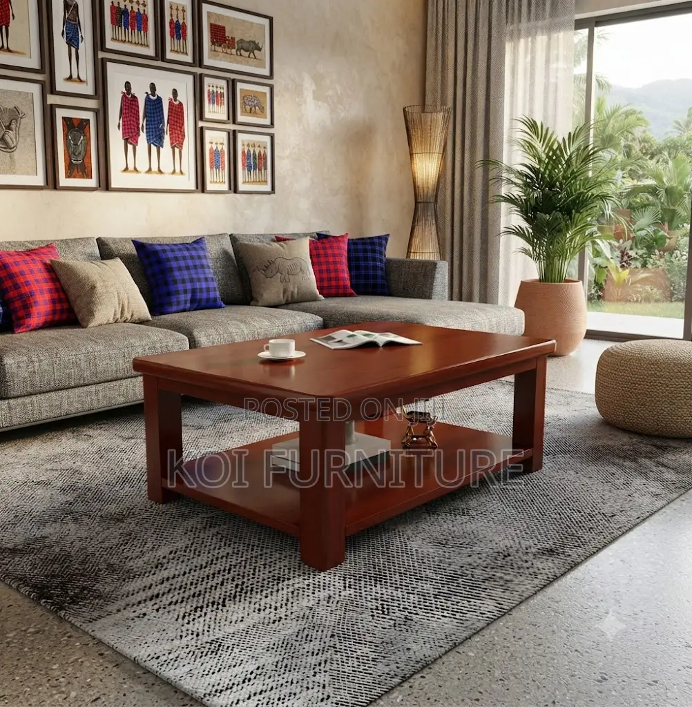 Coffee Table; Mahogany Prestidge Executive Home Office Coffee Table