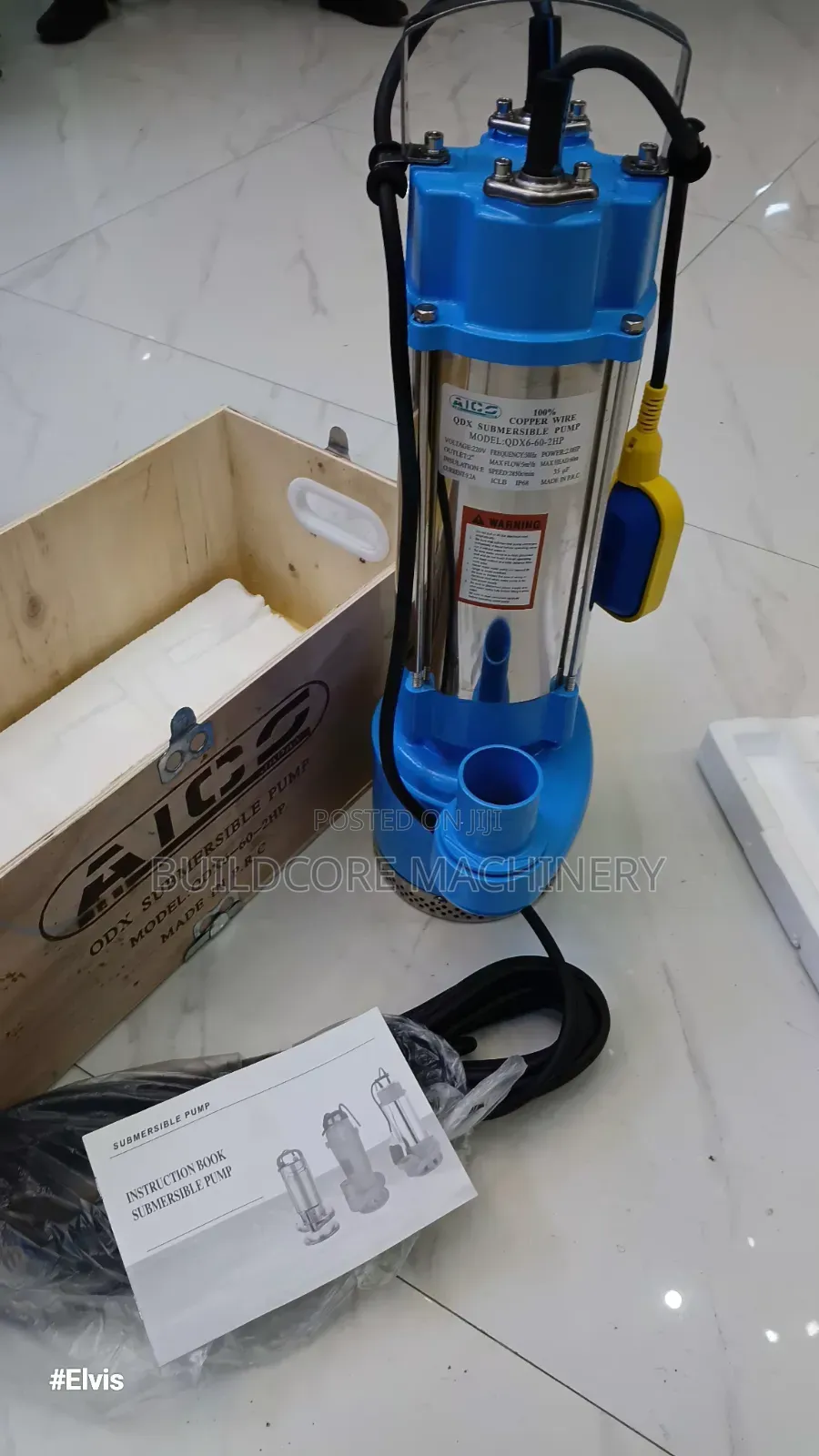 2hp Aico Japan Pure Copper Submersible Pump