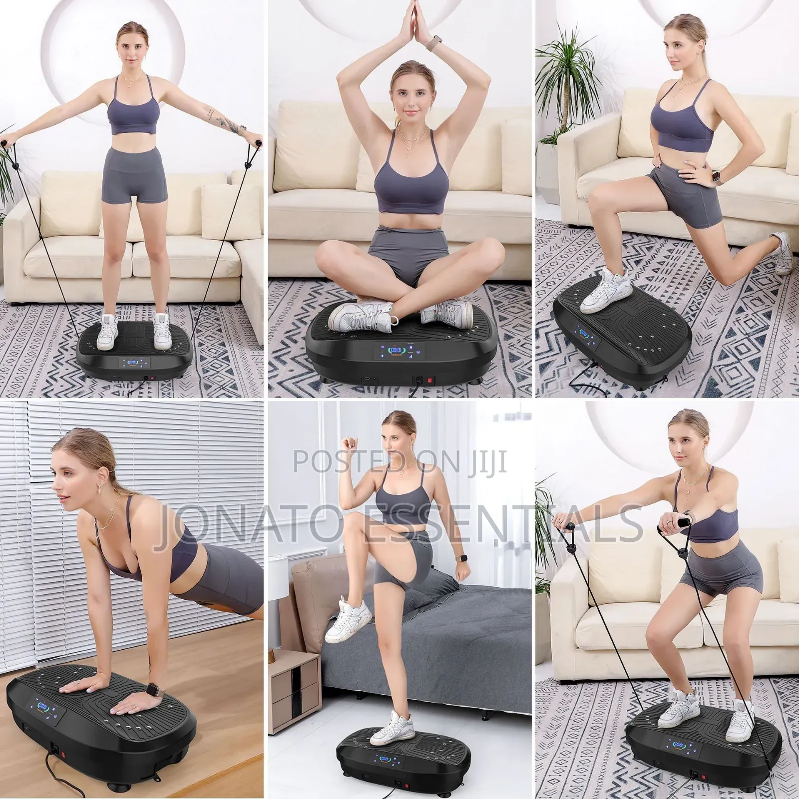 Whole Body Vibration Fitness Platform for Home Workout