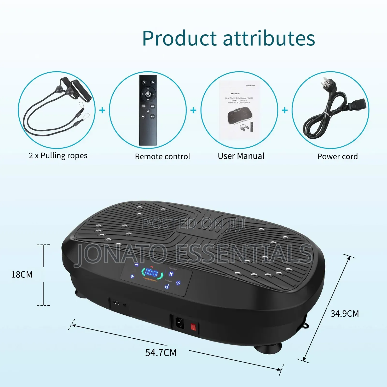 Whole Body Vibration Fitness Platform for Home Workout
