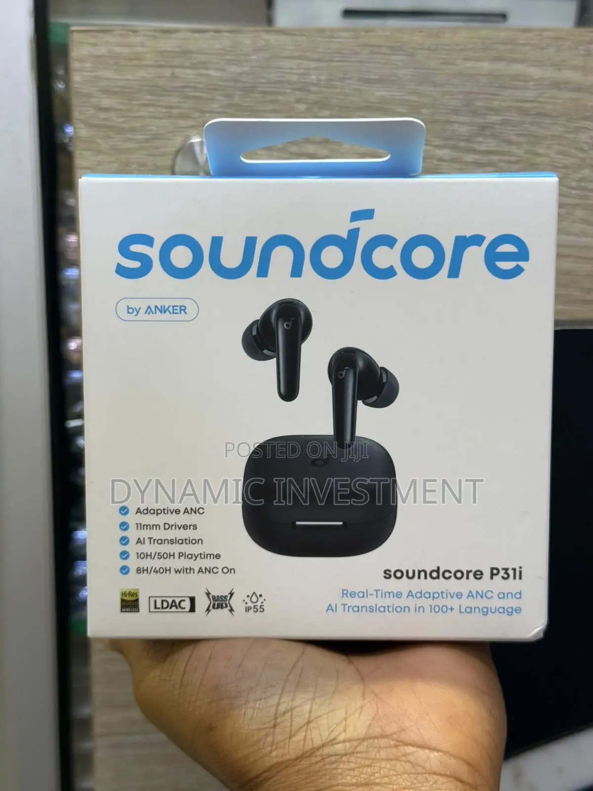 Soundcore ANKER P31i Real-Time Adaptive Noise Cancellation Earbuds