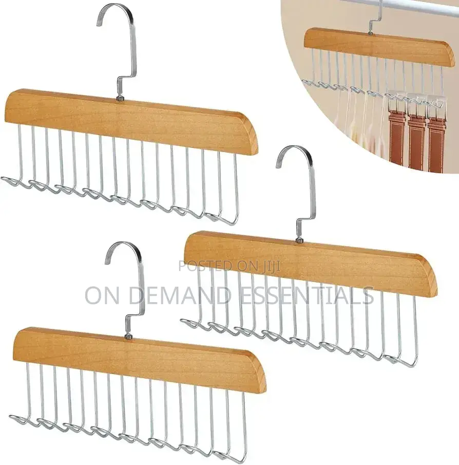 8 Hook Solid Wood Bra Hanger/Multipurpose Hanger