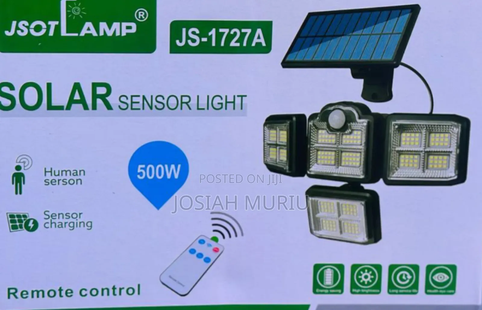 Js 1727A Solar Lamp 500w