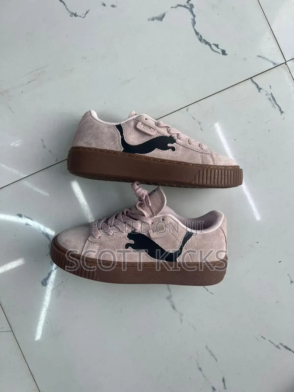 Puma Suede Platform Pink