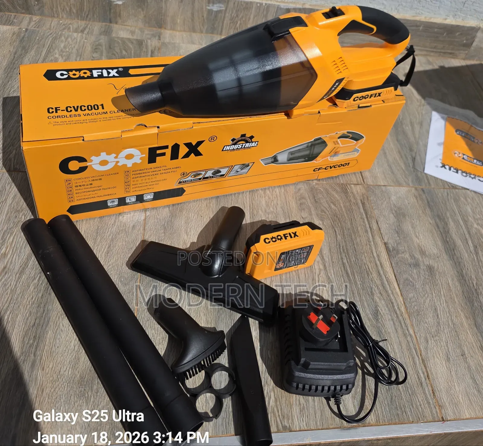 Coofix Cordless Vacuum Cleaner (Cf-Cv001)