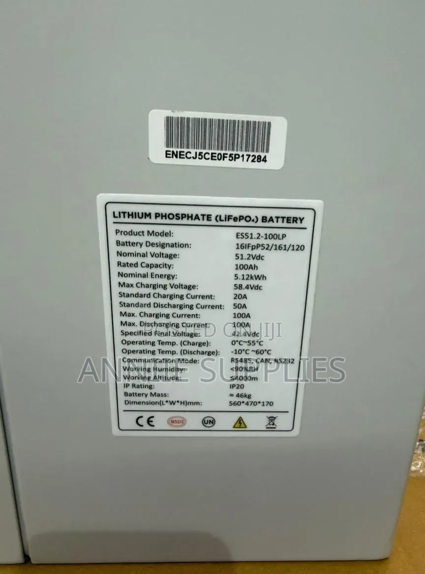 Eastman 51.2Kwh 100ah Lithium Battery