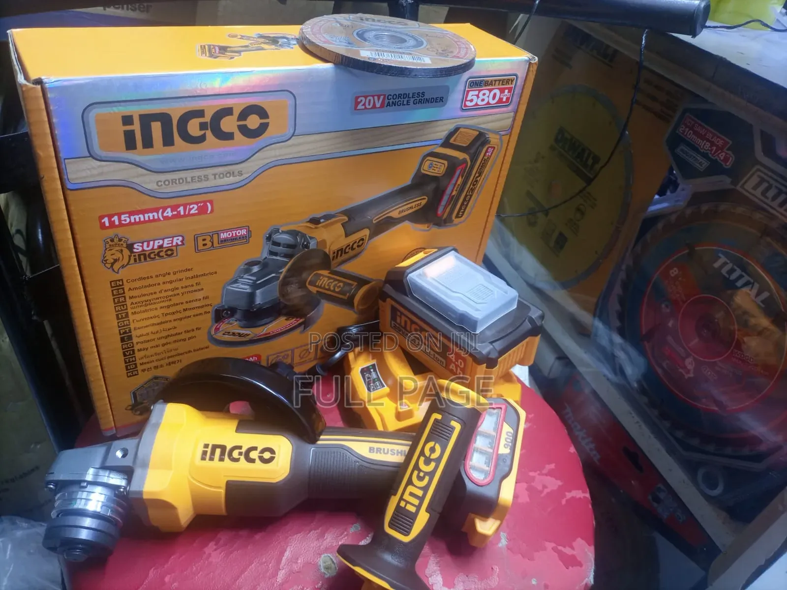Ingco Cordless Angle Grinder
