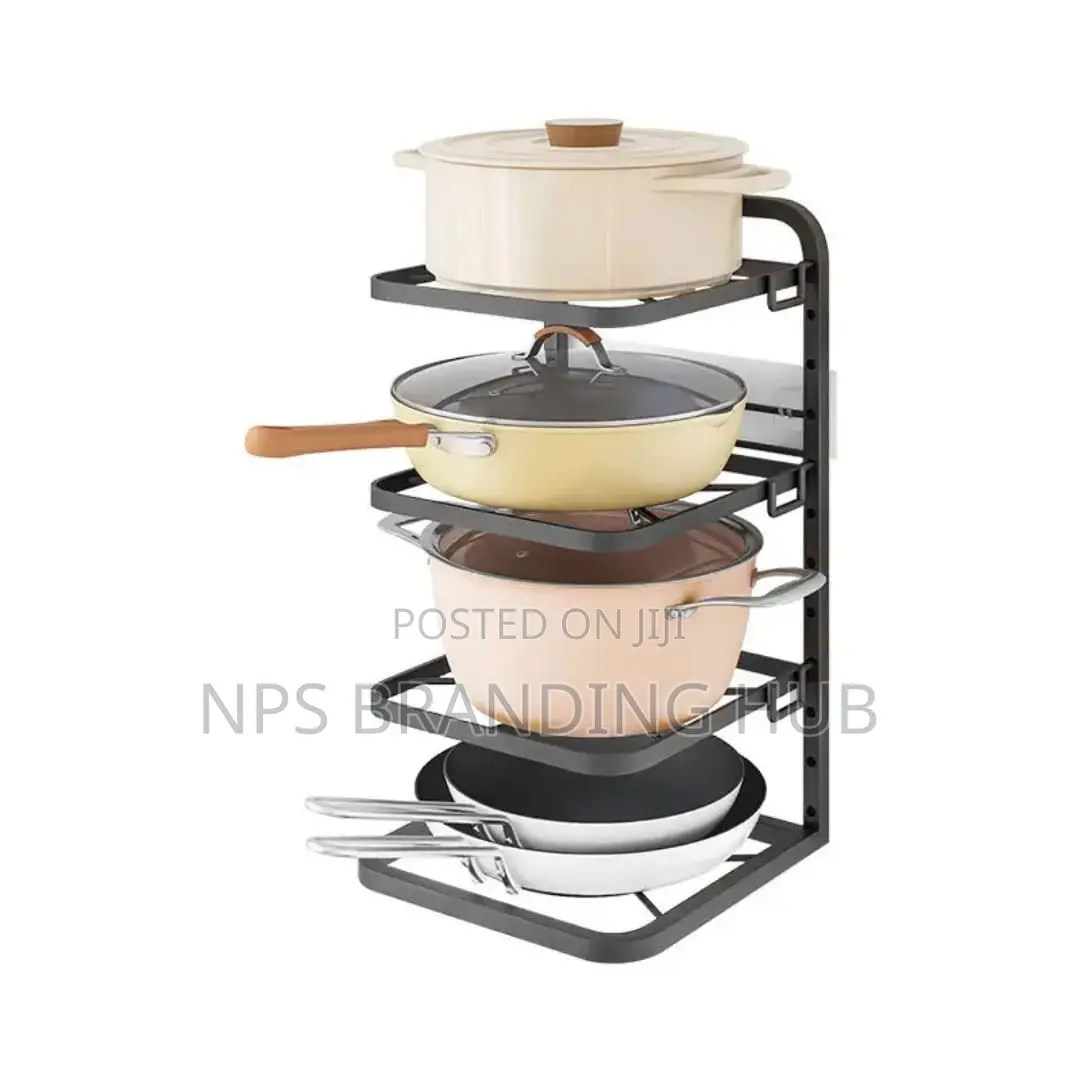 4 Layer Adjustable Pots Rack (Zn