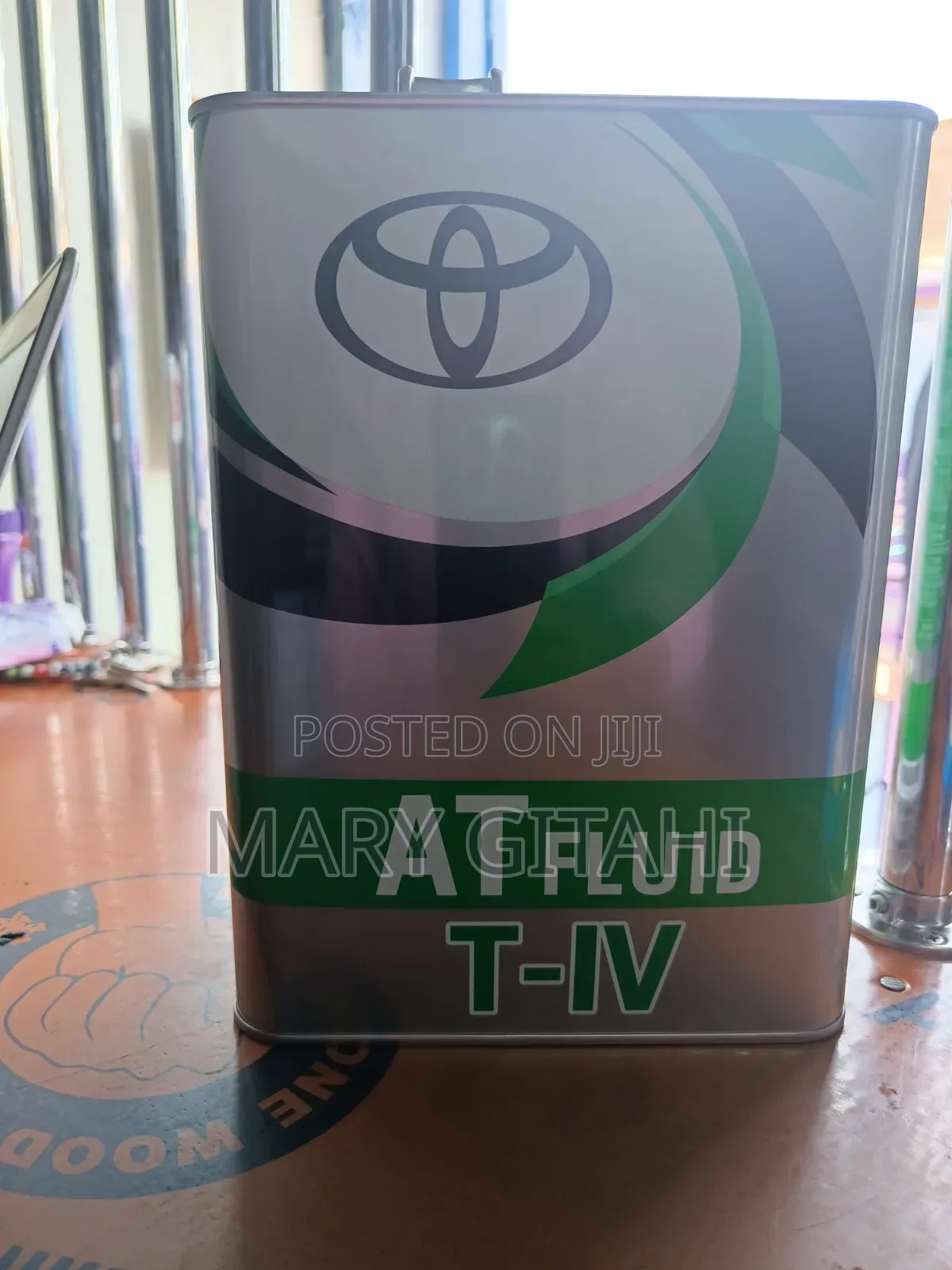 4-Liter Steel Can of Genuine Toyota AT Fluid Type T-Iv.