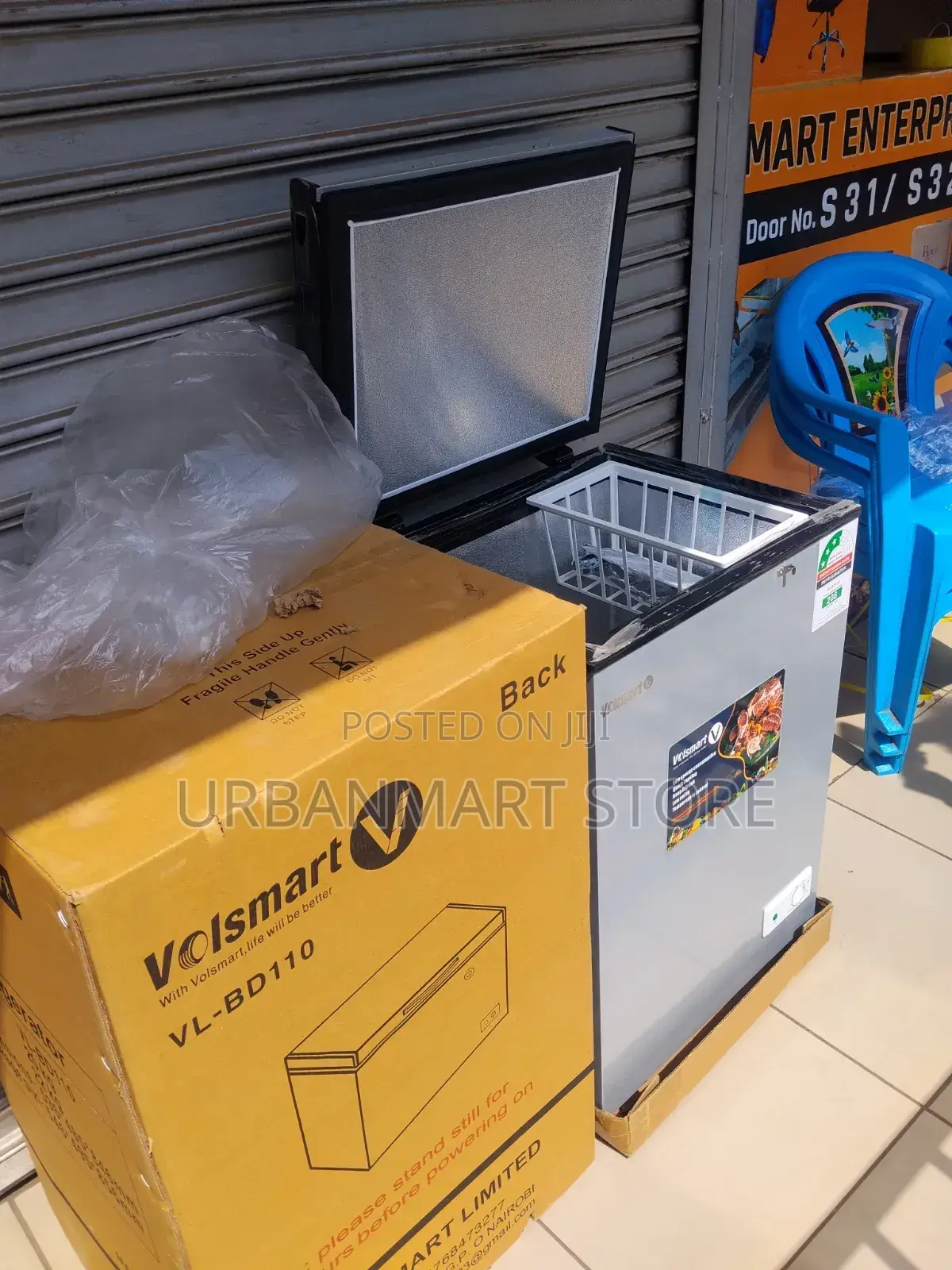 Volsmart Freezer 110 Litres, 2 Years Warranty