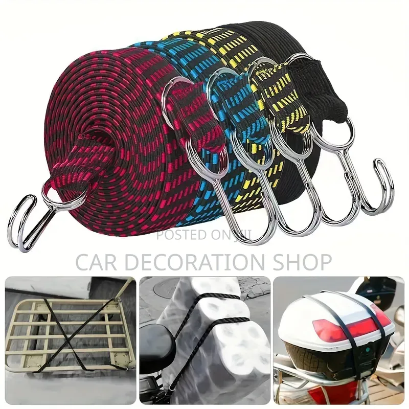 Bikes,car Cargo Straps With J-Hook Both Ends
