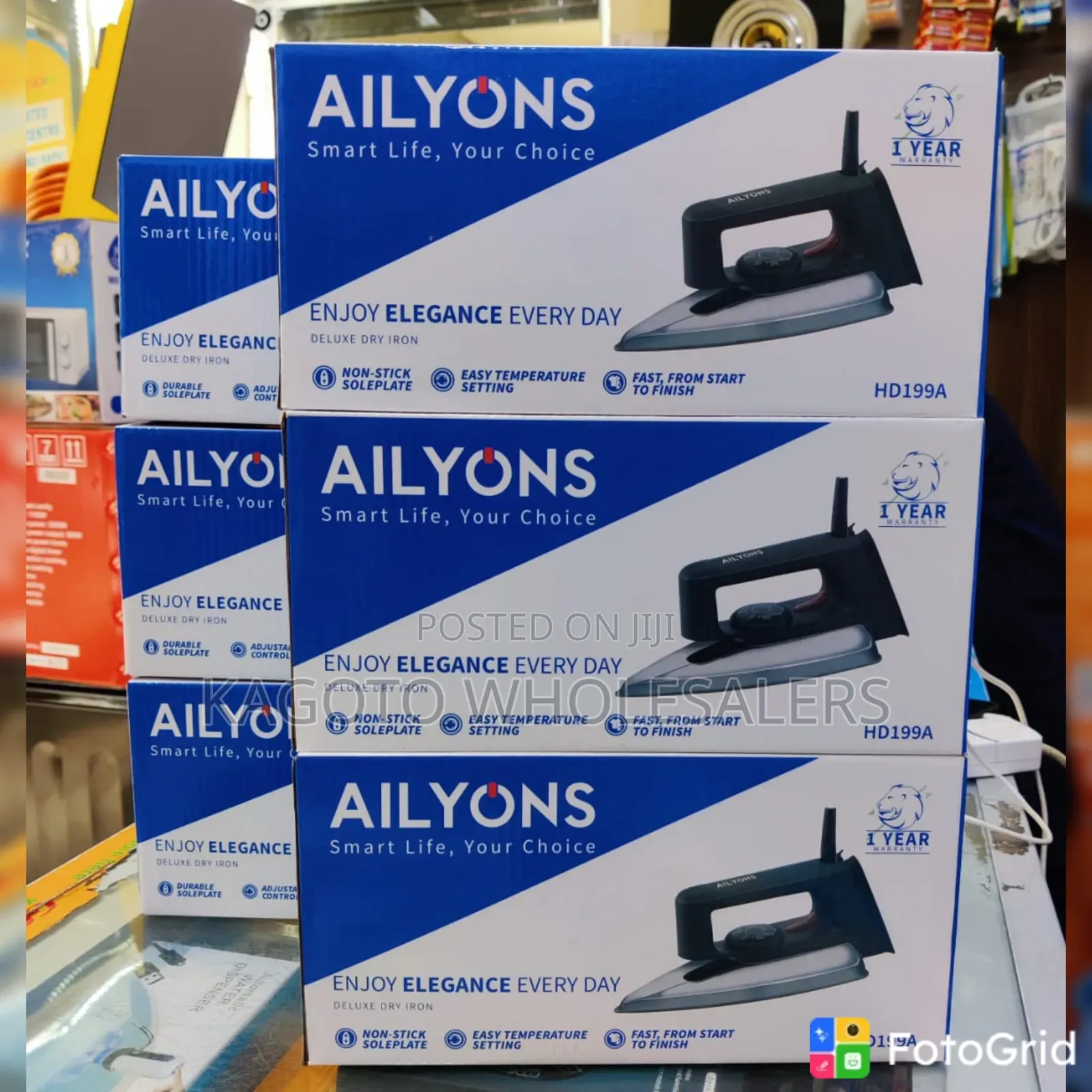 *Ailyons Dry Iron 199A 
Available at the Shop