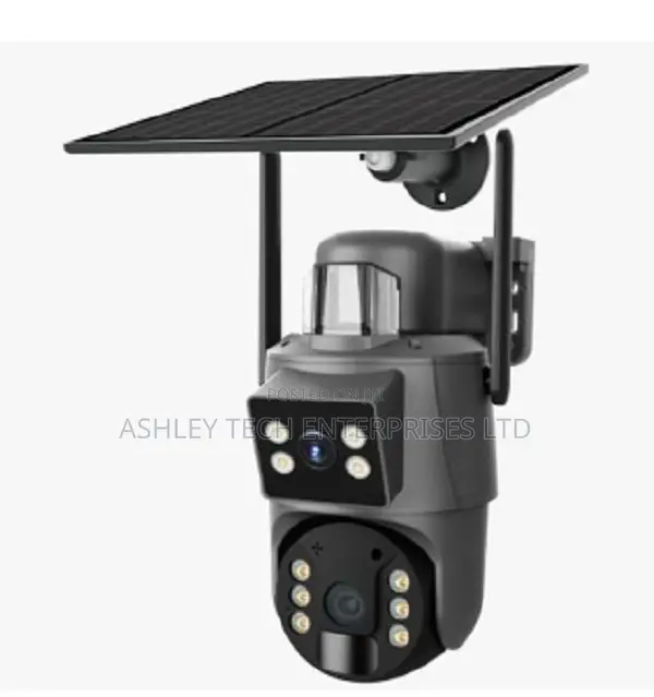 ^*UBOX 4MP Dual Lens Solar 4G Camera – Wireless PTZ Outdoor CCTV