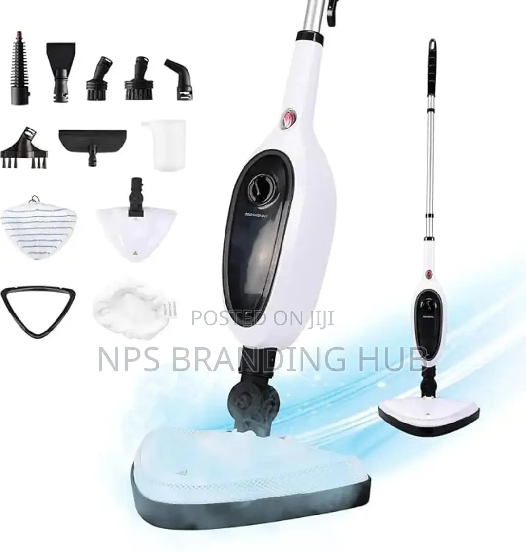 1300W 10 in 1 Multifunction Steam Hygienic Floor Cleaning Mop(el.b